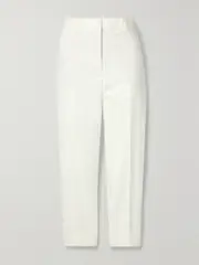 [AKRIS] AKRIS - Maxima Stretch-cotton Tapered Pants - Ivory - US14 US 14 Ivory