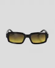 [Ritual Vision] Ritual Vision Men's Interceptor Sunglasses in Polished Black/Amber Fade One Size Polished Black/Amber Fade