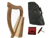 Roosebeck 12-String Celtic Style Baby Harp + Nylon Gig Bag