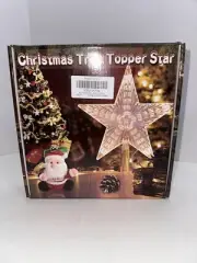 LED Christmas tree topper star New! K9