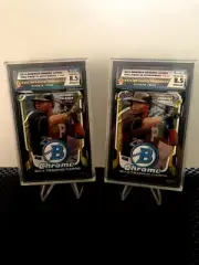 2014 BOWMAN CHROME JUMBO FOIL PACK SMC 8.5 NMT-MT+ BRYANT/BETTS! NICE !! #1102