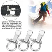 5Set O Shape Stainless Steel Alloy Bow Shackle Parachute Cord Knitting HF
