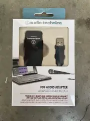 Audio-Technica ATR2USB - 3.5 mm to USB Digital Audio Adapter USB Sound Card