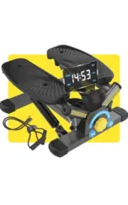 Twist Stepper with Resistance Bands, Stepper Machine with 300LBS Weight