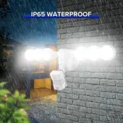 600W Equivalent LED Motion Sensor Security Lights 45W Outdoor Floodlight White
