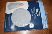 H2 New HALO SLEEP Sack SWADDLE Size NB 0-3M Gray Jersey Knit TOG 1.5 Blanket