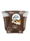 Glade 3-Wick Candle Elegant “Amber & Oud” Infused Essential Oils Warm & Cozy