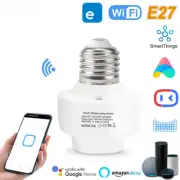 Wifi Smart Light Bulbs Adapter Lamp Holder Remote Remote Control Smart Home Lot