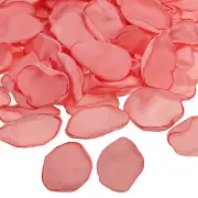 400 Pcs Silk Rose Petals, Artificial Flower Scatter Fake Rose Petals Peach Pink