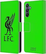 Head Case Designs Officially Licensed Liverpool Football Club Away Goalkeeper 2018/19 Kit Leather Book Wallet Case Cover Compatible with Samsung Galaxy A15