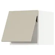 METOD wall cabinet horizontal, white/Havstorp beige, 40x37x40 cm