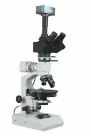 Professional Trinocular Polarizing Ore Incident Light Microscope w 3Mp Camera