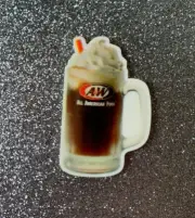 5pc. Root Beer, Planar Resin Flatback, Coke Cabochon, Soda Bow Center