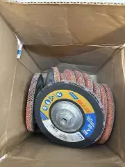 Norton Abrasives Flap Disc R980P, 7X5/8-11 36 Grit 69957347846 Qty 10