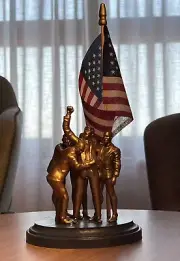 Trump FIGHT! Statue - Butler, PA Rally - Trump with Secret Service Agents 6 Inch