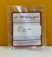 SV Microwave 2996-6001 DC to 12.4 GHz, SMA (M-F-F), Coaxial Tee Adapter. New!