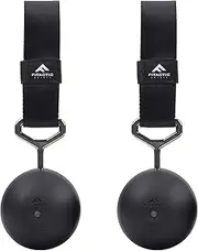 FITactic Rock Climbing Solid Training Cannonball Bomb Power Pull Up Ball Hold Grips for Straps for Finger, Forearm, Biceps, Back Muscles