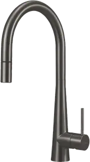 Oliveri Gunmetal Goose Neck Pull Out Mixer