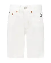 Logo straight shorts 8Y,10Y White