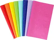 120 Sheets 20"X14" Sparkle Tissue Paper for Gift Bags Colorful Glittery Art Tiss