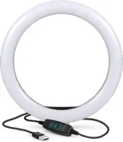 10'' Ring Light 10-inch with Desk Stand, Nature, Live streaming 10"