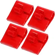 BESPORTBLE Aquarium Lamp Bracket Clamp 4pcs Heavy Duty Plastic Clips for Round Led Lights for Fish Tank