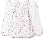david's kids 3 Pack Cotton Baby Sleep Sack Small Size Floral US