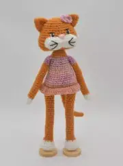 Peaches the Cat – Adorable & One-of-a-kind Handmade
