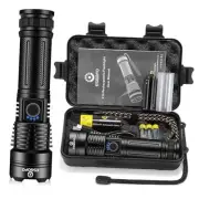 Flashlights High Lumens Rechargeable,1000000 Lumens Super Bright Handheld LED