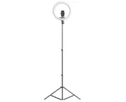 18 Inch Large Aperture Beauty Fill Light with Mobile Phone Holder Ring Light Dimmable Camera Video Light