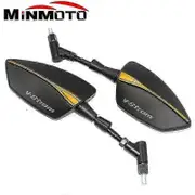 For Dl650 V-strom Dl1000 Dl 650/xt 1000/xt V Strom Thread Left Right Rear Rearview Mirrors Gold