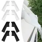 Rain Gutter Spout Set of 4 for RVs For Trailers Keep Roof Dry and Clean