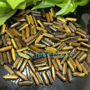100pcs Wholesale Natural Tiger’s Eye obelisk quartz crystal wand double point