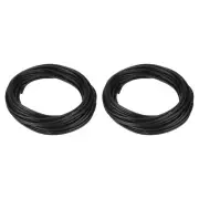 18AWG Gauge Stranded Hook-Up Wire PVC Tinned Copper Wire 7.5m/25ft Black