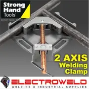 STRONG HAND Welding Angle Clamps 2 Axis Fixture Vises 10kg Magnetic Block, WAC45