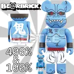 BEETLE BE@RBRICK 1/6 青鬼 忍 AKAONI SHINOBU 庫柏力克熊 青鬼 100 400%