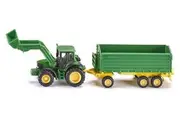 John Deere & Front Loader Trailer - 1:87 Scale - Toy Vehicle