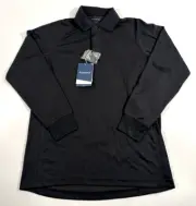 NEW SMALL PROPPER MENS SNAG FREE POLO LONG SLEEVE SHIRT F5362 BLACK SMALL