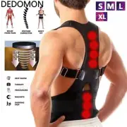 Back Posture Correction Corrector Support Shoulder Brace Belt Therapy Men Women