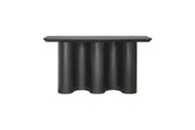 Jaya Wave 150cm Console Hallway Entrance Table Black