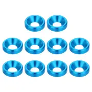 M3 Countersunk Washers, 10 Pack Finish Washers Light Blue