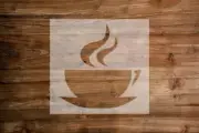 Strong Disposable High Quality Coffee Cup Stencil