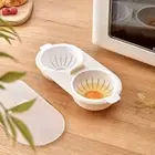 Plastic Microwave Eggs Poacher 2/4 Cups Egg Cooker Microwave Egg Boiler Kids
