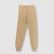 $345 Jonathan Simkhai Women's Beige Nina Loungewear Joggers Pants Size M