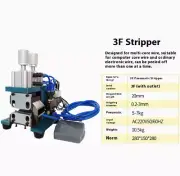 Pneumatic Peeling Multi Core Flat Cable Wire Stripper Machine