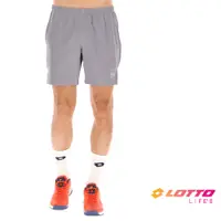 在飛比找蝦皮商城優惠-【LOTTO 義大利】男 專業網球褲 (7吋)(銀灰-LT2