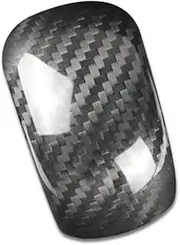 ATATNK Carbon Fiber Gear Shift Knob Cover Compatible for Subaru Forester 2013 2014 2015 2016 2017 2018 Car Interior Decoration Gear Head Sticker(Upper Cap 1pcs)