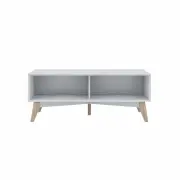 Marissa Open Shelves Coffee Table - White