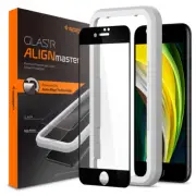 iPhone SE Screen Protector 2022 SE 2020 8 7 | Spigen [ALM FC] 9H Tempered Glass