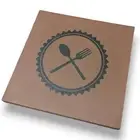 Trivet Ceramic Tile, Red, Custom Laser Engraved Design, 6"X6"